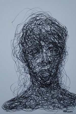 Low - 21x29,7 cm -Felt pen on white paper